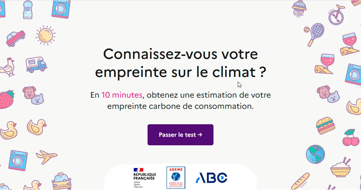 Votre empreinte sur le climat